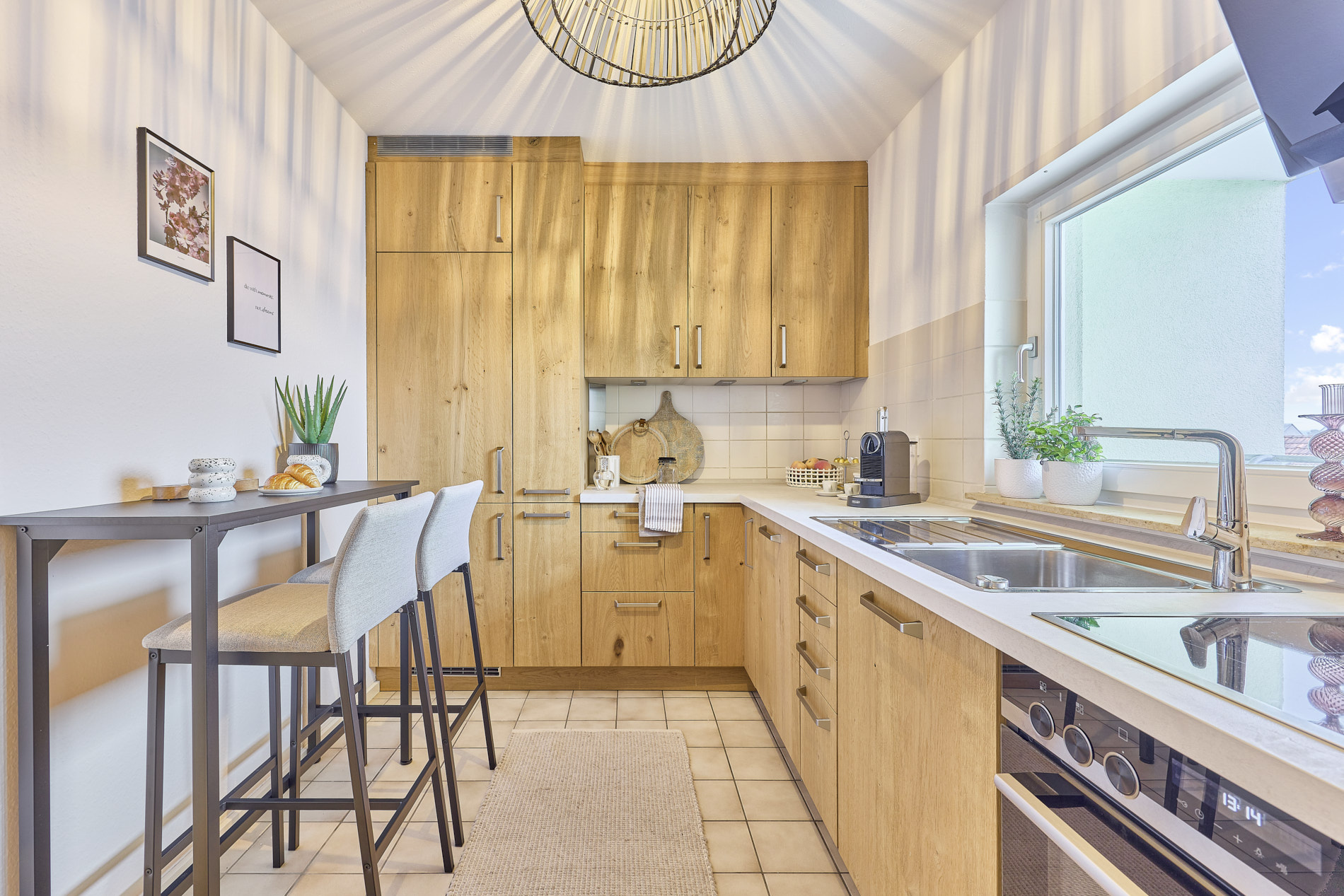 Moderne Küche nach der Renovierung