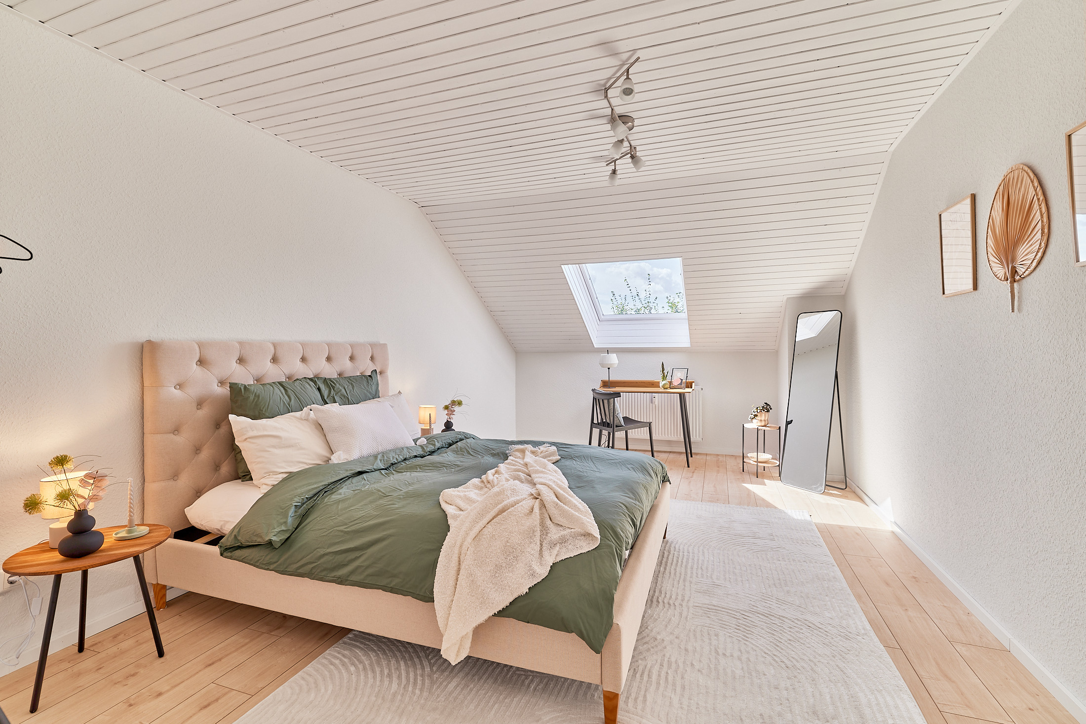 Schlafzimmer nach der Renovierung